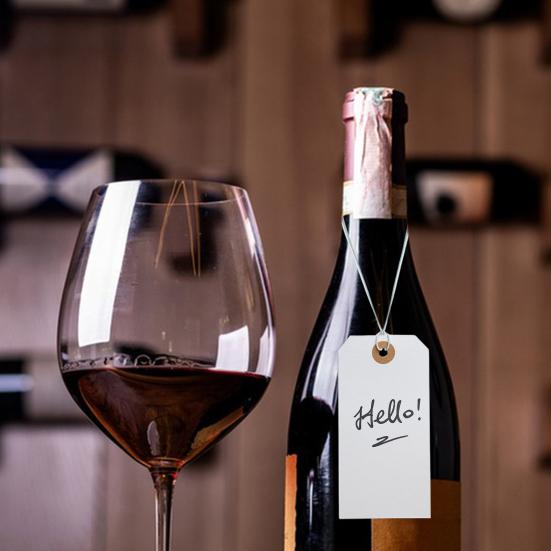 

100 шт. подвесная бирка белая эластичная веревка подвесные бирки прочные удобные маркировочные этикетки для ценообразования подарков