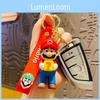 Portachiavi Super Mario Cartone Animato Carino Ciondolo Auto Creativo in PVC Regalo All'Ingrosso