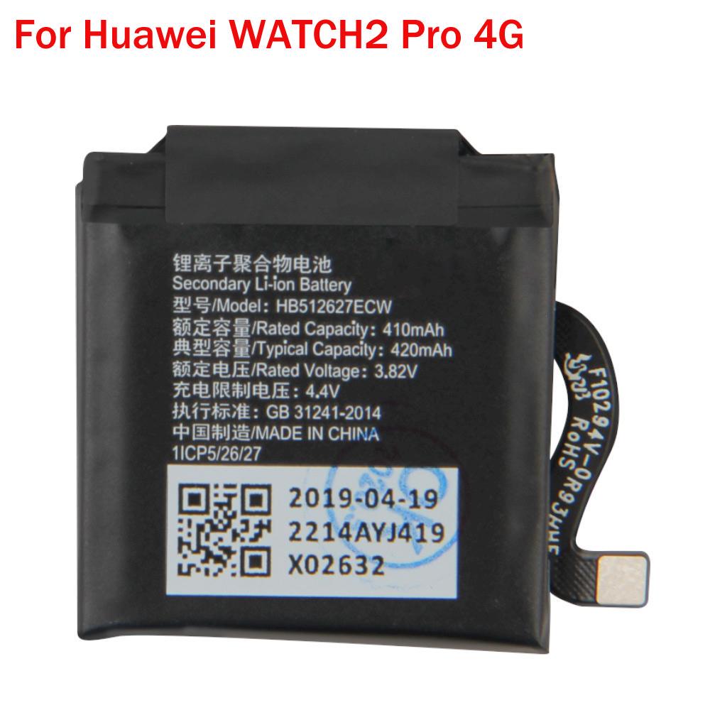 Oplaadbare Lithium Batterij Voor Huawei Watch2 Pro 4G EO-DLXXU Porsche Design WatchGT FTN-B19 HB512627ECW Horloge Batterij 420mAh