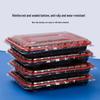 Disposable 4-Compartment Lunch Box with Lid