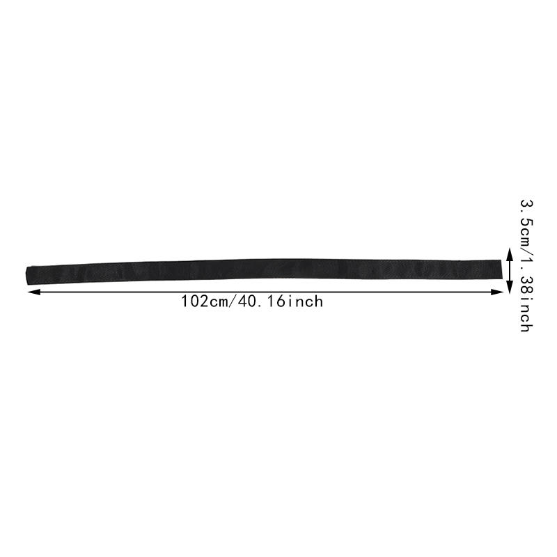 Polyester Vinsjtau Beskyttelseshylse Svart Universell Kabel Line Vinsjtau Beskytter Vinsjstropp Hylse