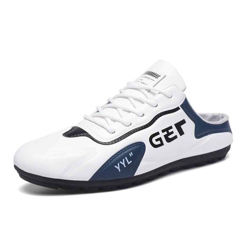 

Men s shoes new breathable soft-soled non-slip shoes men s trend versatile flat-bottomed sports and leisure board shoes Doudou shoes 44