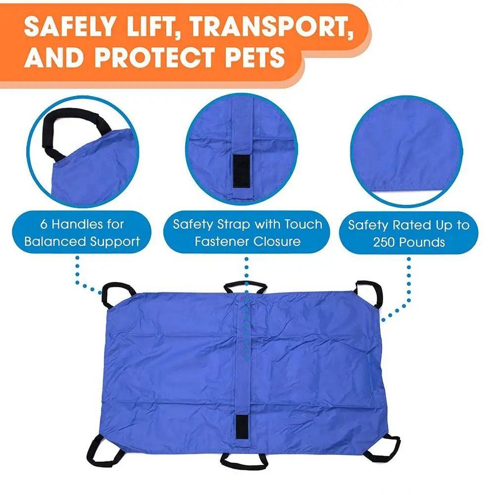 Waterproof Pet Transport Stretcher 6 Handles Dog Carrier Stretcher  Rescue Tool