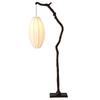 Brand New Zen Retro Wabi-Sabi Fabric Lantern Floor Lamp for Living Room & Tea Room Atmosphere