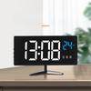 Simple Clock Upgrade Electronic Clock with Same Screen Temperature Display Three Sets of Alarm Clocks Gift Clocks