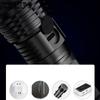 Strong Light Flashlight Telescopic Zoom Aluminum Alloy Flashlight TYPE-C Fast Charging Far Spot Outdoor Searchlight