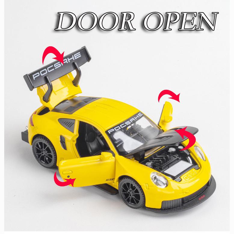 1/32 Scale 911 RSR Panamera Metal Diecast Alloy Racing Toys Cars Model for Boys Children Kids Gift Vehicles Hobbies Collection