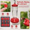 30Sets Bright Colors Bird Feeder Replacement Parts Durable Hanging Feeder Replacement  Garden Use