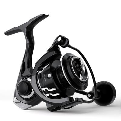 Ashconfish AK Spinning Reel Super Strong Metal Lb Double Shielded Stainless Steel BB Design for Saltwater Freshwater Fishing - Body, 25+ Drag,