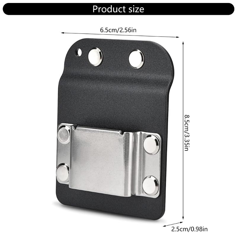 Drill Belt Holder Drill Clip for Tool Belt for Cordless Drill Driver Fits Up to 2" Tool Belt Clip On Drill Clip