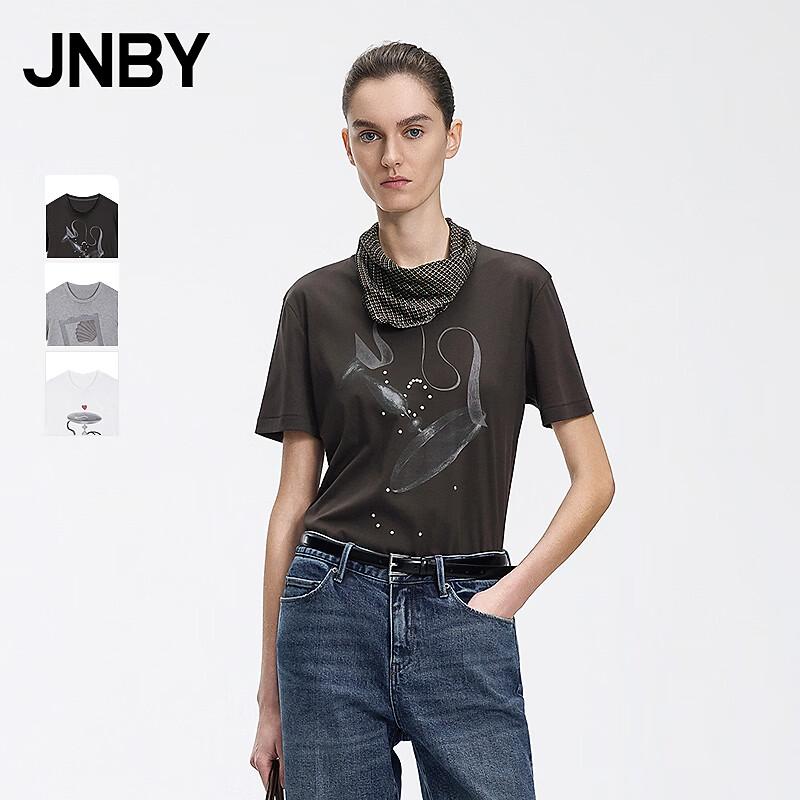 JNBY 2026 Autumn Round Neck Short Sleeve T-Shirt M