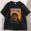 Cat Fighter Pilot T Shirt Funny Cat Selfie Meme Tee Shirt Jet Fighter Cat Tshirt Humor Cotton Short Sleeve Round Neck Tees