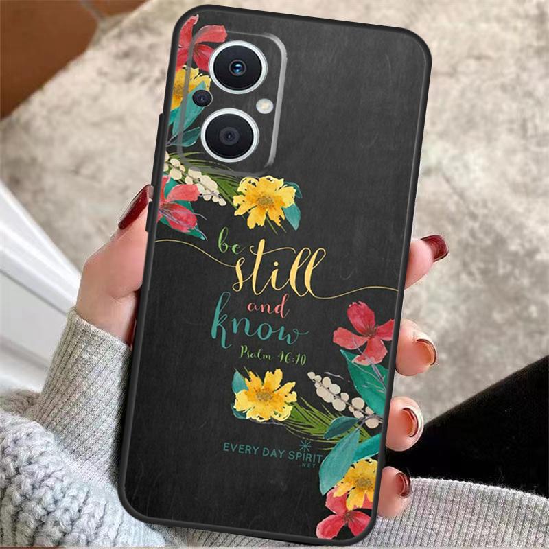 Bible verse Philippians Jesus Christ For OPPO Reno 8T 7 8 Lite 14F 13F 11F 12F 10 11 12 13 14 Pro OPPO Find X9 X5 X6 X8 Pro Case