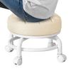 Household Furniture Pulley Low Stool Small Footstool Children Round Stool Chair Living Room Mini Sofa Stool Move With Wheels