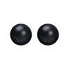 Matte Black Onyx Glass Stone Natural Round Beads 15"Strand Smooth Loose Spacer Beads 4/6/8/10/12mm for Jewelry Making DIY Bracelets Accessories