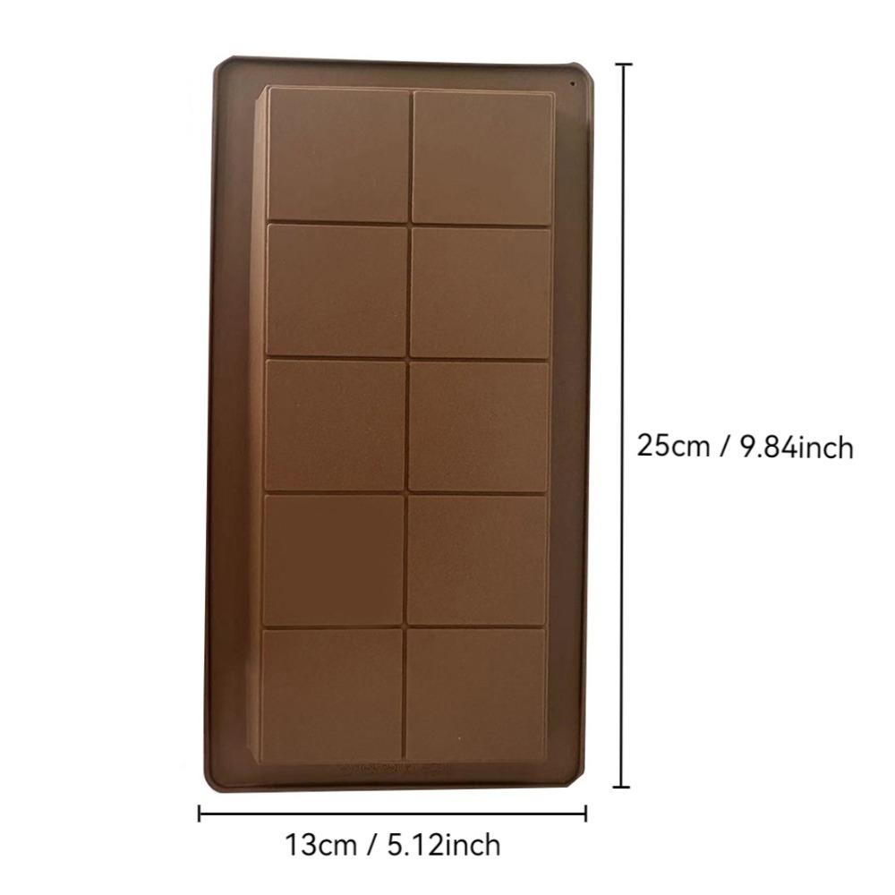 

1/2pcs Chocolate Bar Molds Silicone Break Apart Wax Melt Mould Easy Release Rectangle Durable Non-Stick Mold Energy Soap Handmad