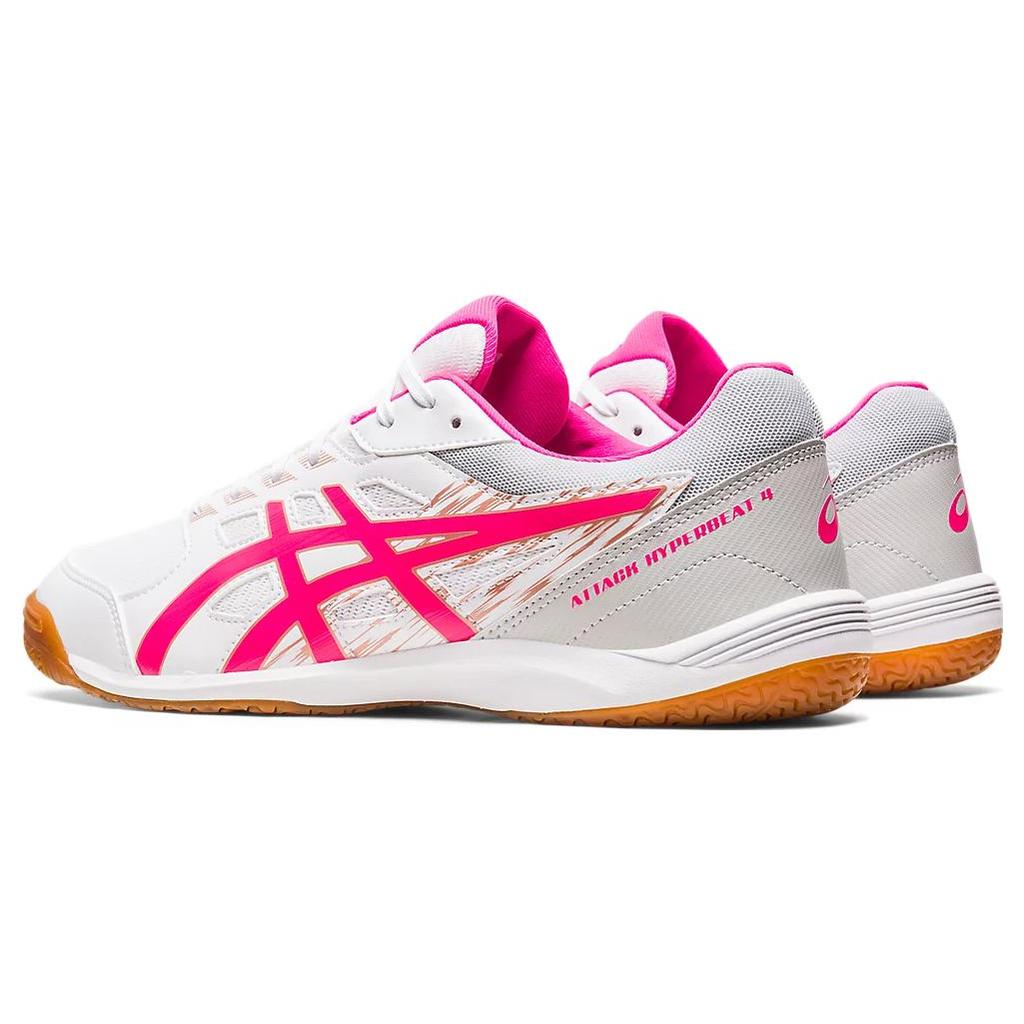 New Asics Attack Hyperbeat 4 'White Pink Glo' Women's 1073A056-101