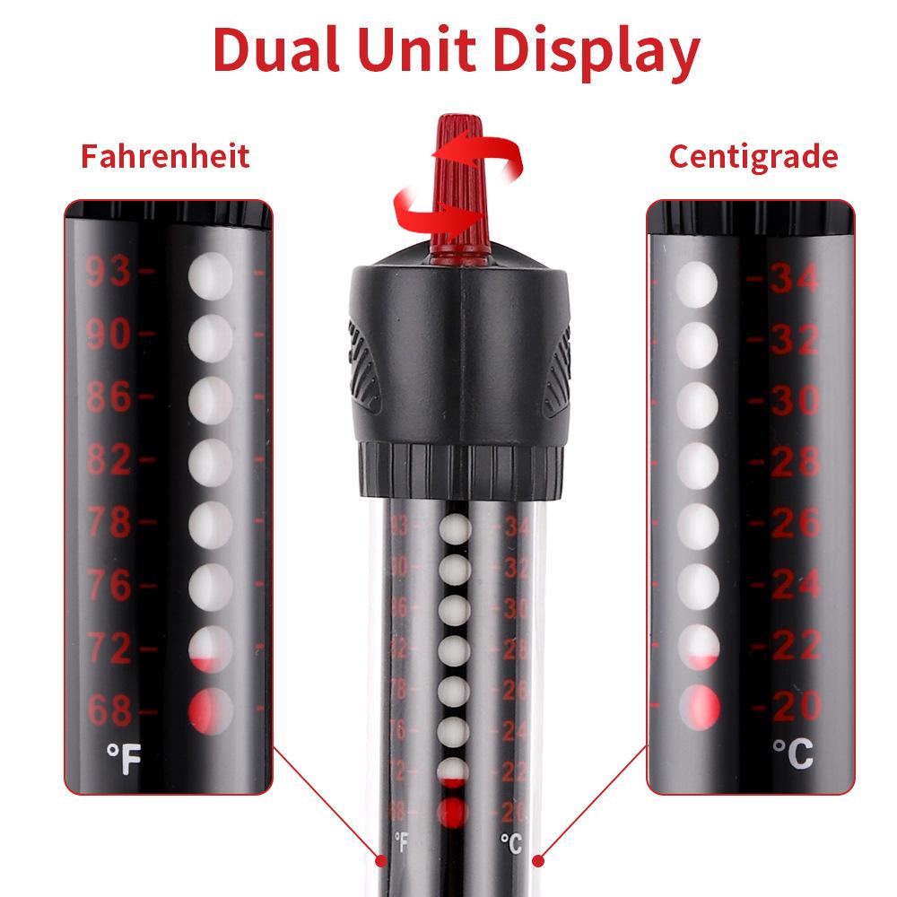 Fish Tank Heater: Automatic Thermostat with Precise Temperature Control (EU/US Compatible)
