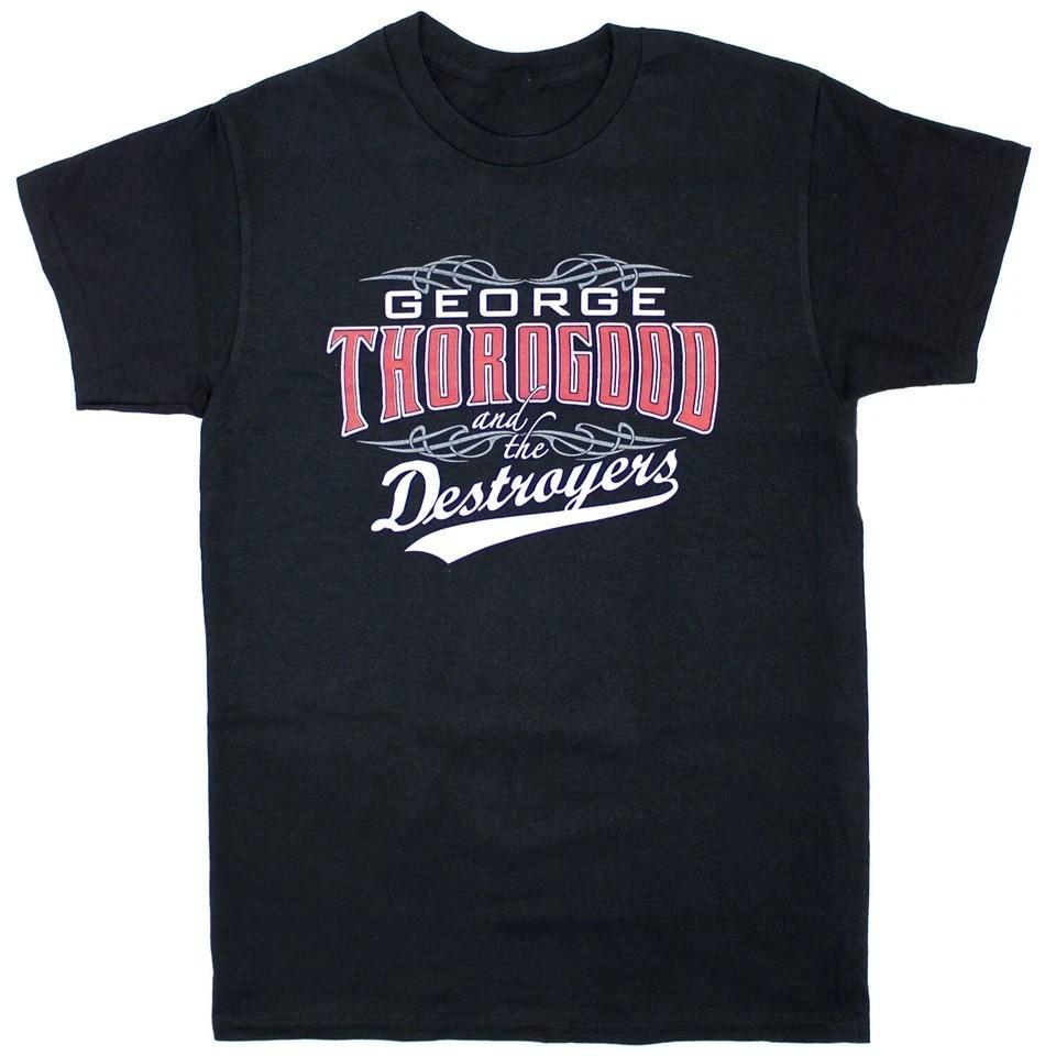 Men s George Thorogood One Bourbon  Black BL1565 Unisex T-Shirt M