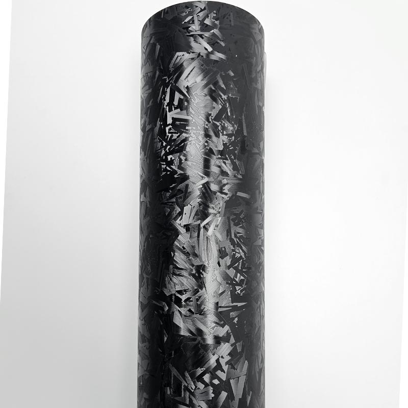 Matt Forged Carbon Glass Black Adhesive Vinyl for Motorcycle Car Sticker Decals for Vehicle Sticker On the Hood Wrapping Foil