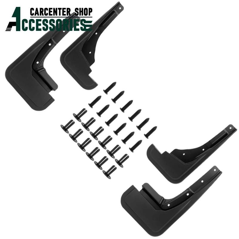 PP and Thermoplastic Elastomer Mud Flaps Set Front and Rear Car Mud Flaps Set for Ford Maverick -2024