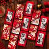 6pcs Traditional New Year Red Envelopes Cartoon Lucky Money Envelope Red Bag  Wedding Celebration