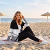 Women's Casual Printed Long Sleeve Sweatshirt and Pants Set Two Piece Outfit