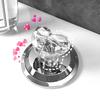 Toilet Press Button Kawaii Handle – Heart Shaped Toilet Press, Bathroom Water Tank Buttons, Bath Room Decor Accessories