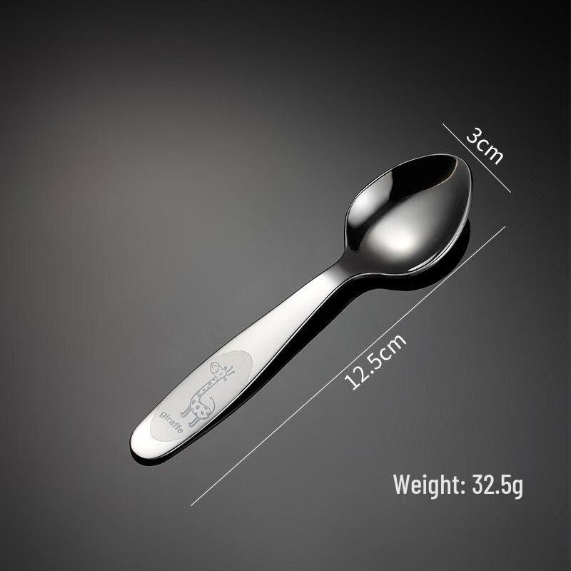 Qianxing Deer Children s 304 Stainless Steel Teaspoon Set