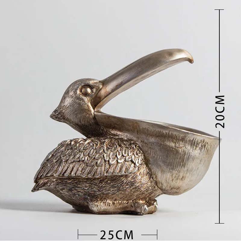 Nordic Resin Toucan Key Storage Box Living Room Table Decoration Creative Statue Home Finishing Decor Porch Key Storage Key Organizer Box Art Craft