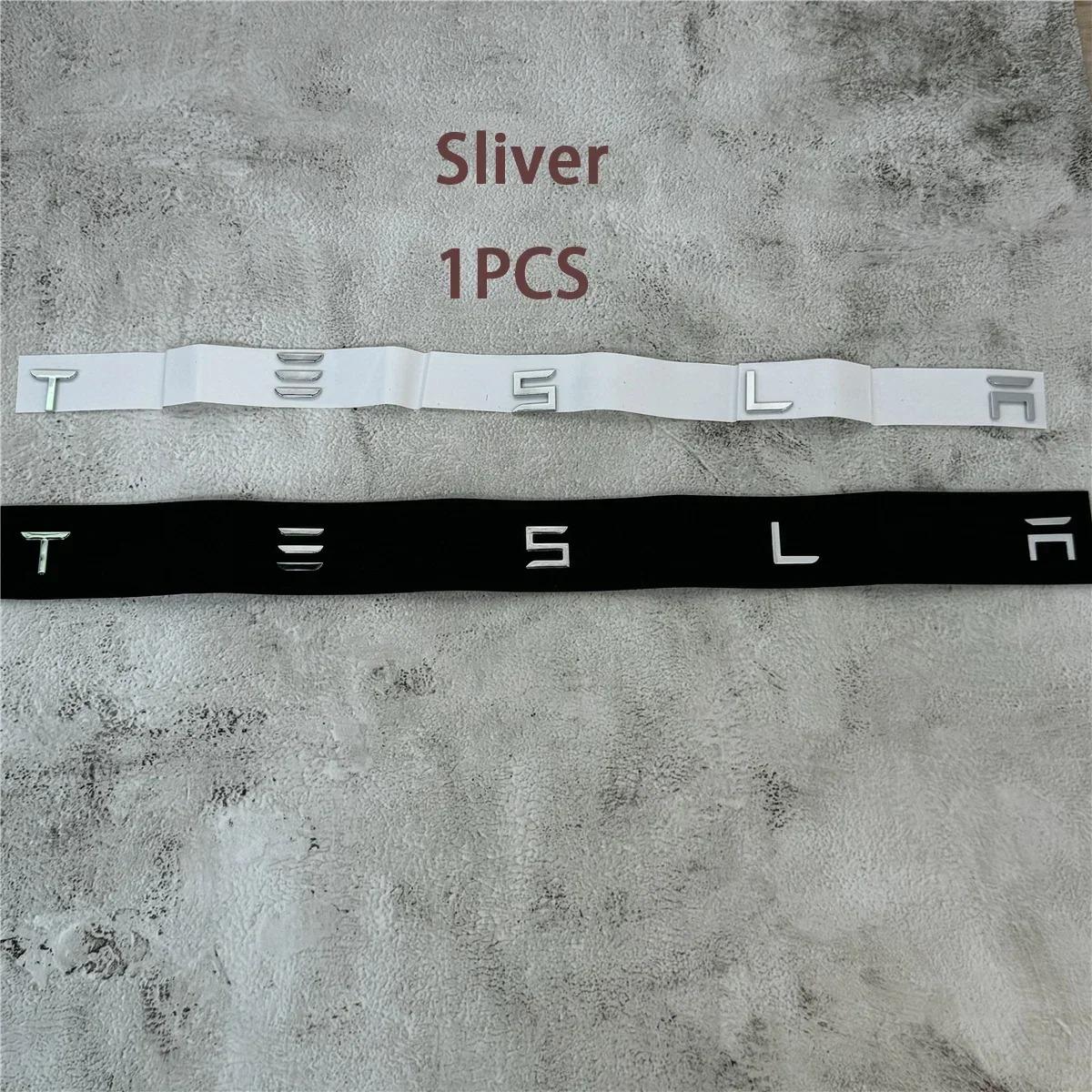 

Tesla MODEL 3/S/X/Y Chrome Logo Badge - 1PCS Rear Tailgate Decal Sticker Car Exterior Accessory