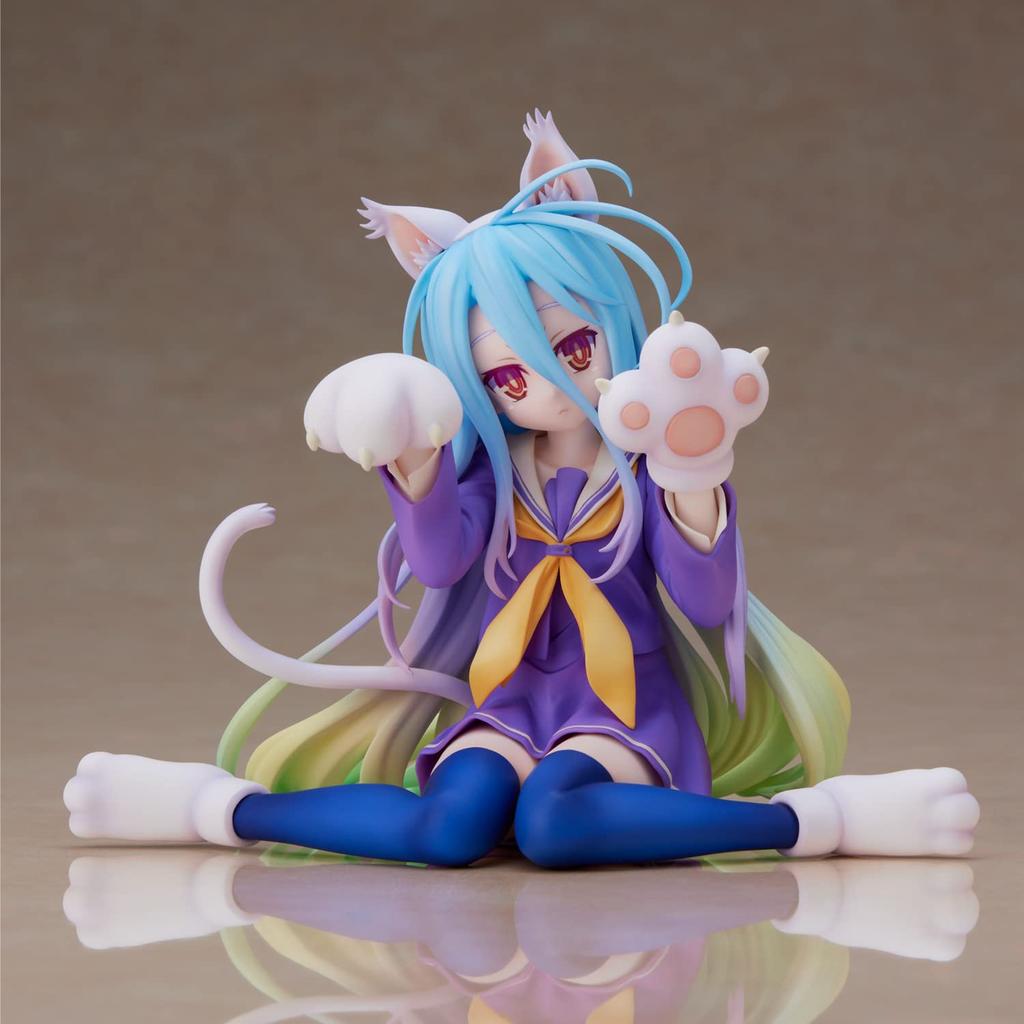 No Game No Life Branco Sem Escala PVC&ABS Pintado Figura Completa