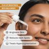 Vilvah Milk Drops Brightening Serum | Fades Dark Spots, Treats Hyperpigmentation & Evens Skin Tone | Hyaluronic Acid & Alpha Arbutin Serum for Wome