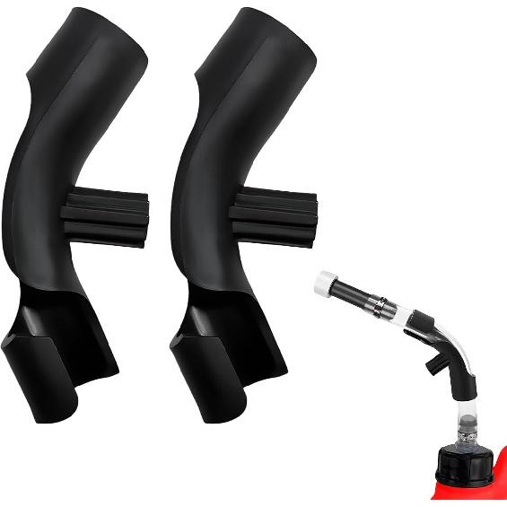 2 PCS Hose Bender for Racing Fuel Tanks, Durable Plastic Hose Bender with X-Shaped Jug Opener Closer, 1" Inside Diameter Hoses Benders for Gas Jugs
