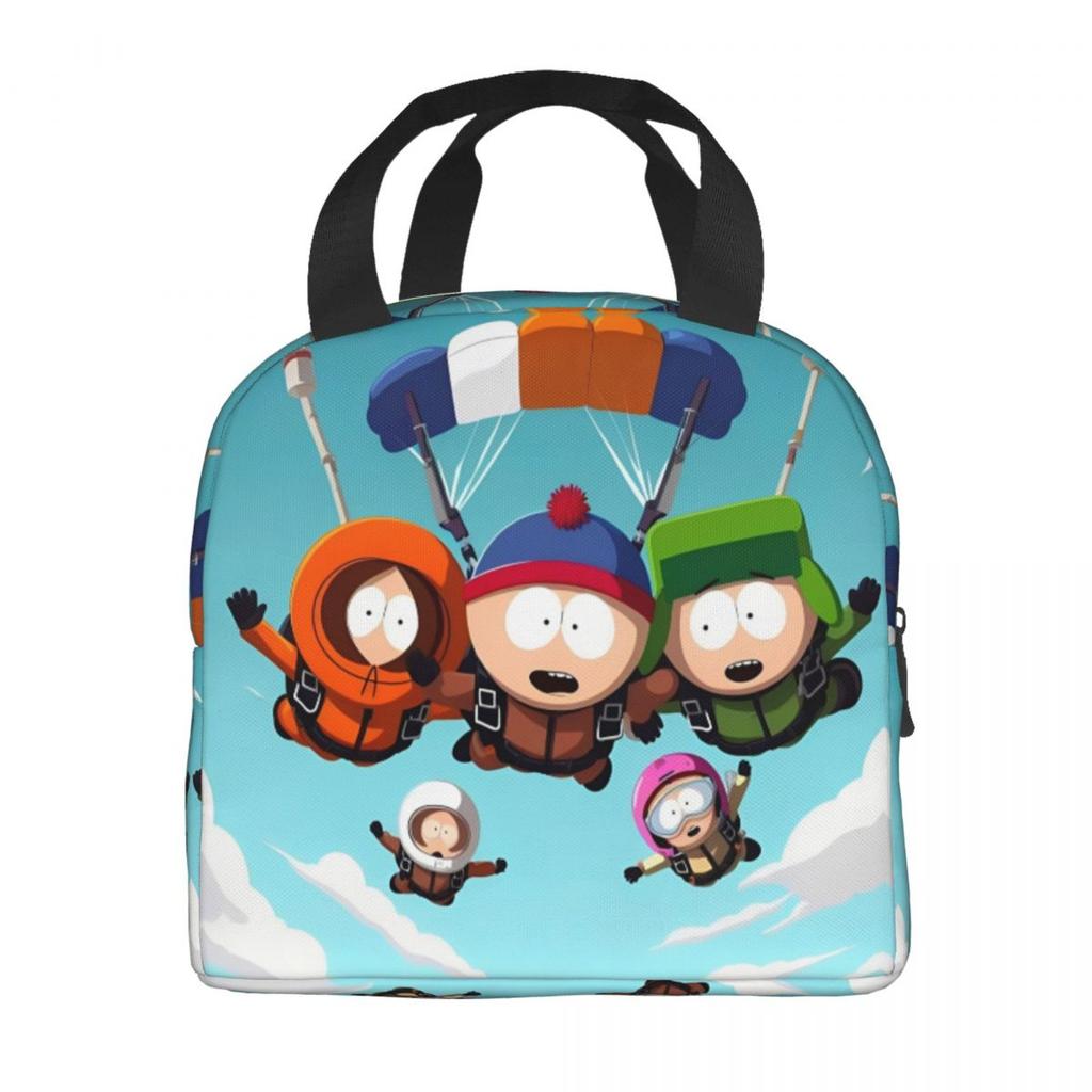 Southpark TV Show 2025 Thermal Insulated Lunch Bag for Work Portable Bento Box Thermal Cooler Lunch Boxes