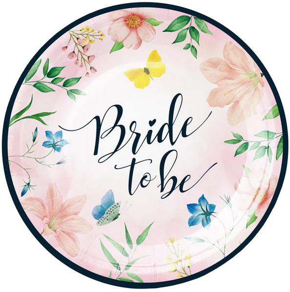 Talerzyki Wieczór Panieński Bride To Be 18Cm 6Szt.