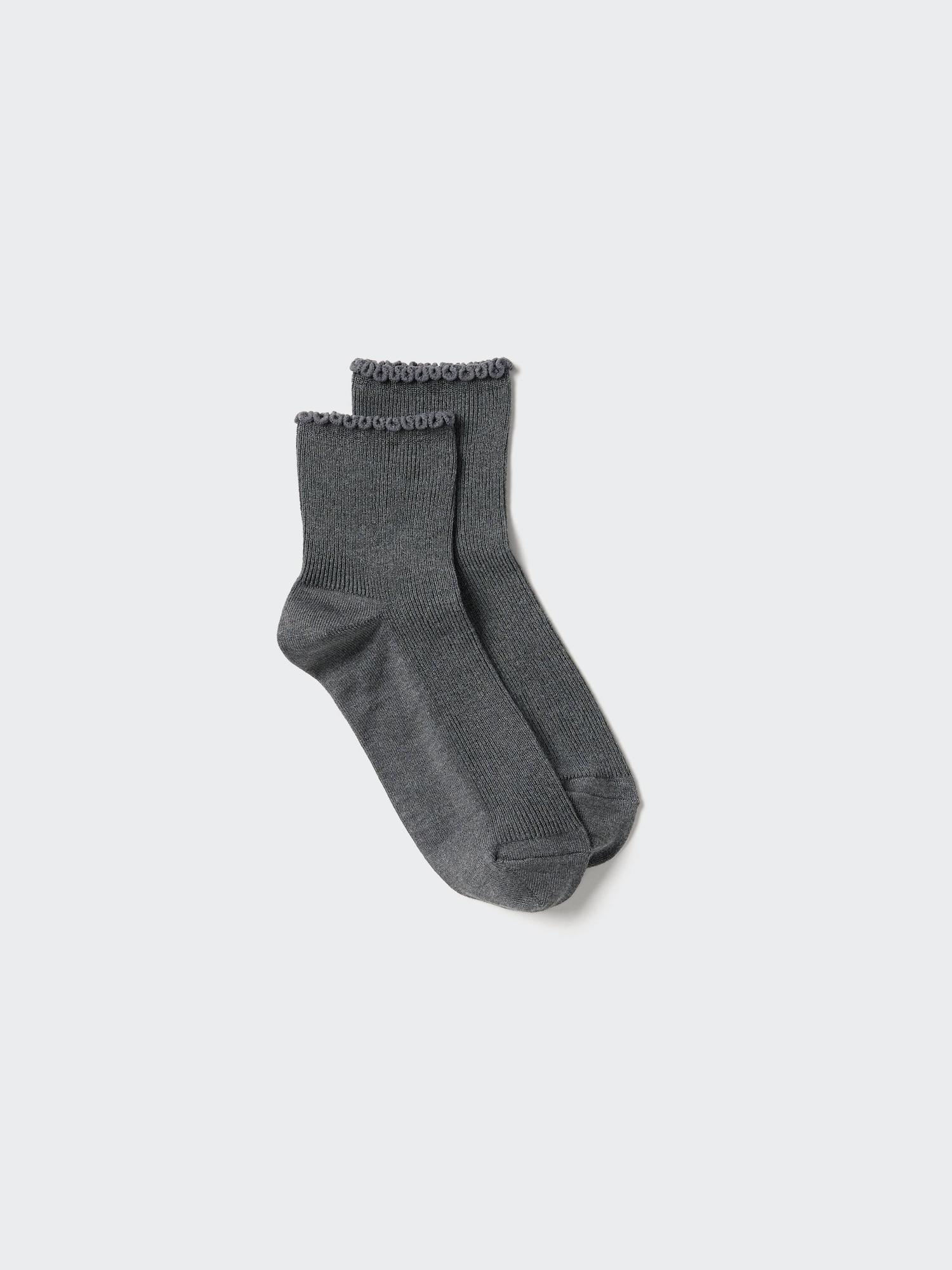 

Uniqlo Japan Heattech Socks Crew Mellow 08 DARK GRAY/2426