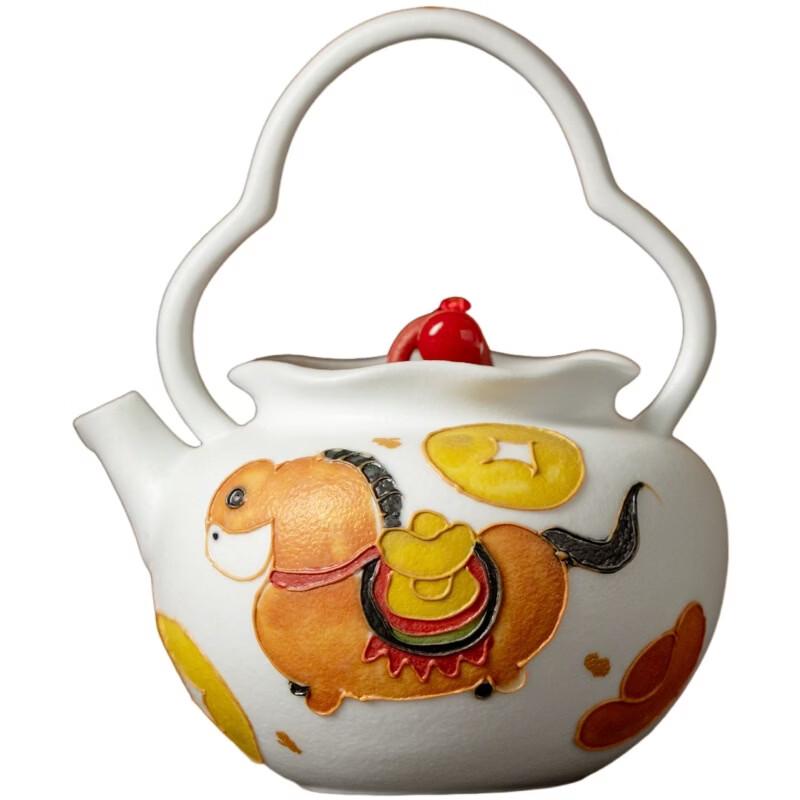 ChuYiQi Hand-Painted Auspicious Ceramic Cups