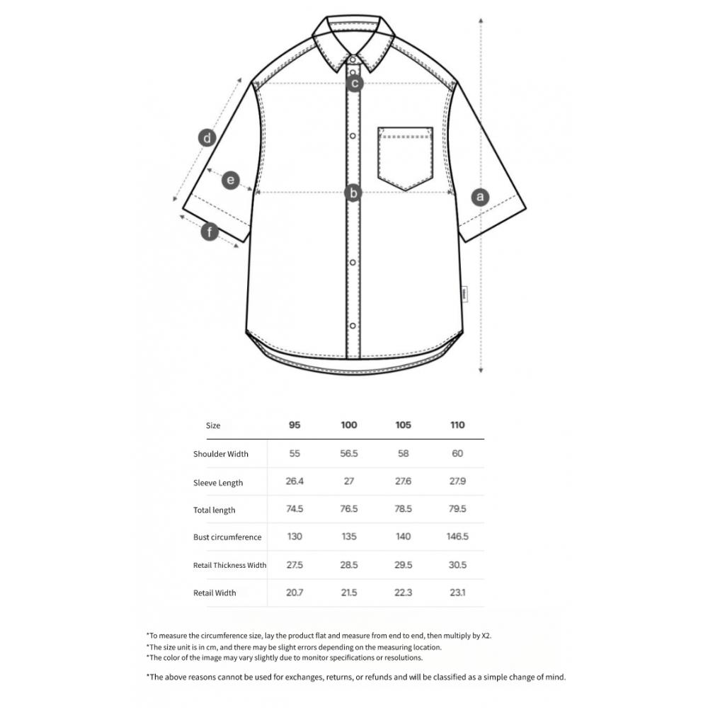 Blue 2 Color Detail Half Shirt Cwsam25306bux