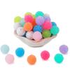 20Pcs Mix Colors 20mm Round Acrylic Beads Loose Rhinestone Bead Sugar Beads For Jewelry Making DIY Handmade Crafts Accessories