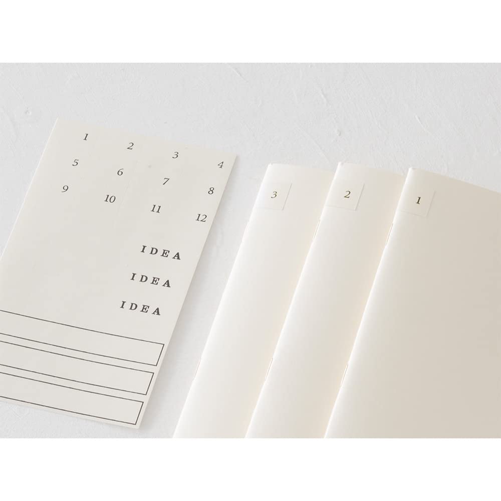 DESIGNPHIL MIDORI MD Notebook A4 Variant Set of 15308006 Light, Size, Gridded, 3,
