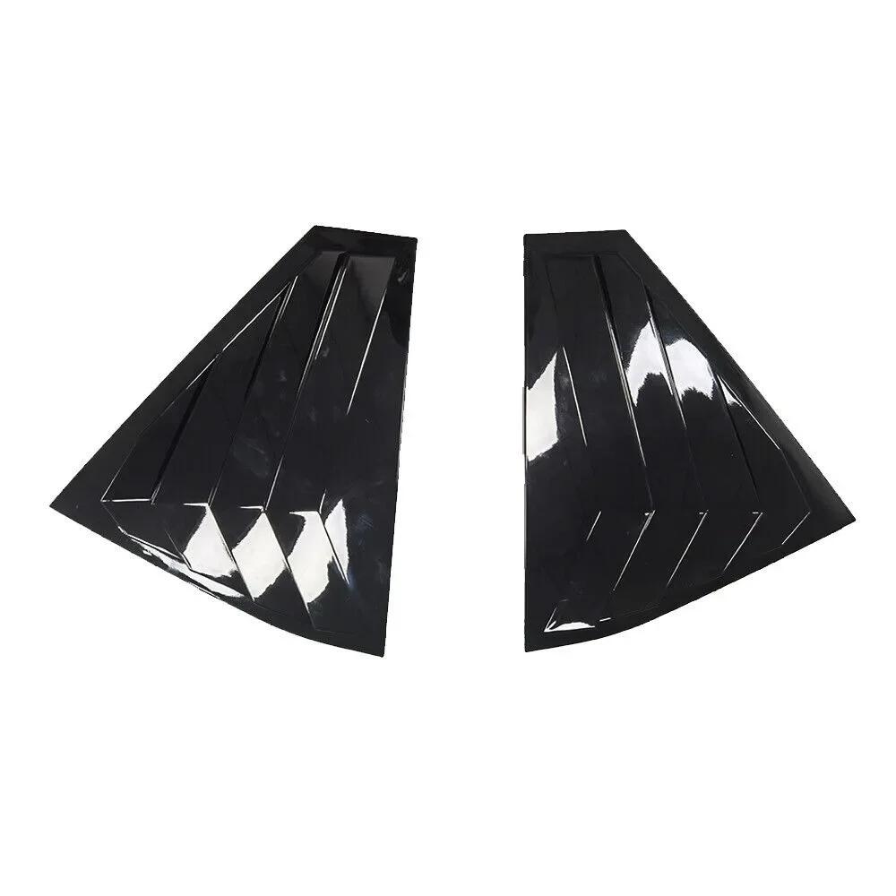 

For Skoda Fabia 2015 2016 2017 2018 Rear Window Louver Shutter Cover Side Vent Trim Windshield Cover Accessories Gloss Black