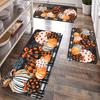2/3pcs Thanksgiving Farmhouse Kitchen Mat Holiday Party Decoration Hallway Running Rug Soft Comfortable Bedroom Floor Mat
