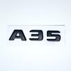HUUML1 2017 Silver Black Letters A35 Turbo 4matic Emblem for Benz Car Fender Trunk Rear W176 W177 Logo Sticker