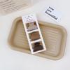 Coffee Color Series: Frosted Korean Hair Clips Set - Small Shark Clip & Side Bang Clip
