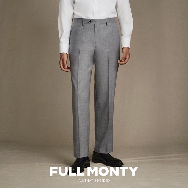 

FULL MONTY Men s 100% Wool Business Casual Trousers