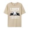 I Hate Morning People And Mornings And People Funny Panda Tshirts Fashion Boy Tshirts Casual Classic Tops Shirts Cotton