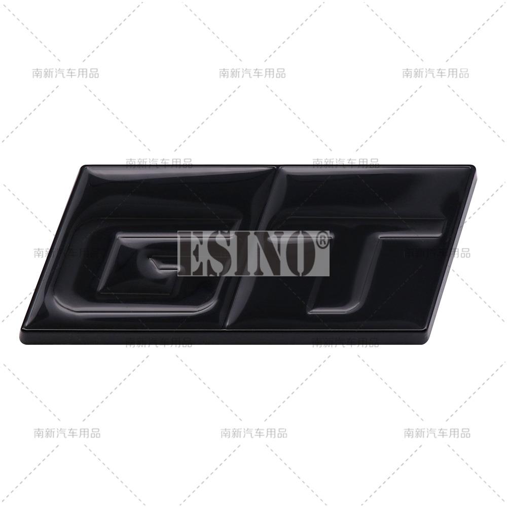 Car Styling 3D GT Sport Metal Zinc Alloy RearTrunk Fender Adhesive Badge Body Tailgate Displaceme Decorative Emblem