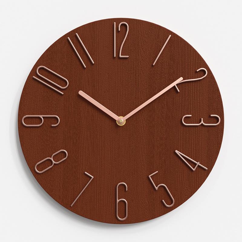 Clocks Living Room Wall Clock Simple Wall Hanging Home Creative Clock Fashion Decorative Clock 12 Inches 30CM