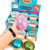 8CM Glitzer-Knödel Squishy mit Perle Sensorisches Quetschspielzeug zur Stressbewältigung mit Bambusdampfgarer Lustiges Geschenk Zufällige Farbe